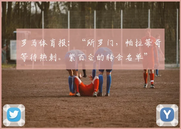 罗马体育报：“所罗门，帕拉蒂奇等待热刺。紫百合的转会名单”